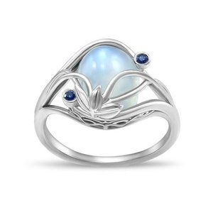 925 Sterling Silver Moonstone Ring